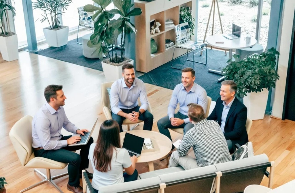 Engineers working on data analytics platform